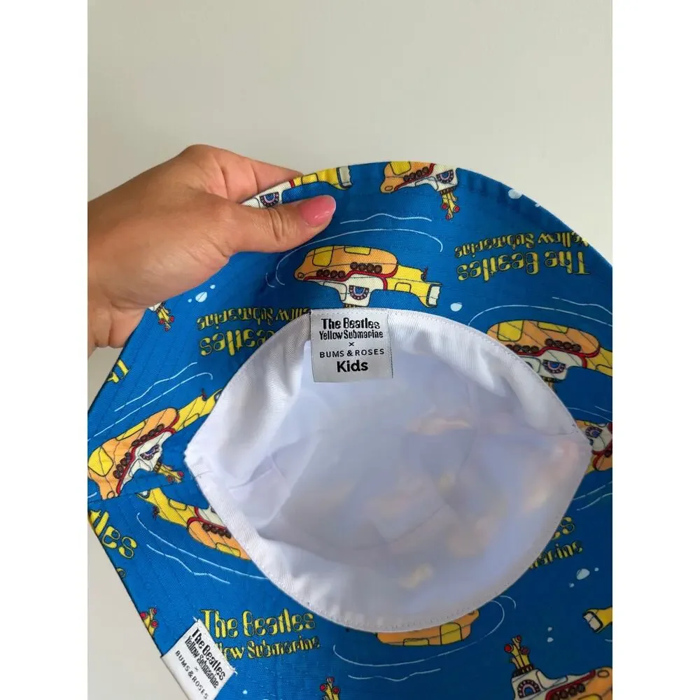 Bums & Roses The Beatles Yellow Submarine Bucket Hat Blue One Size